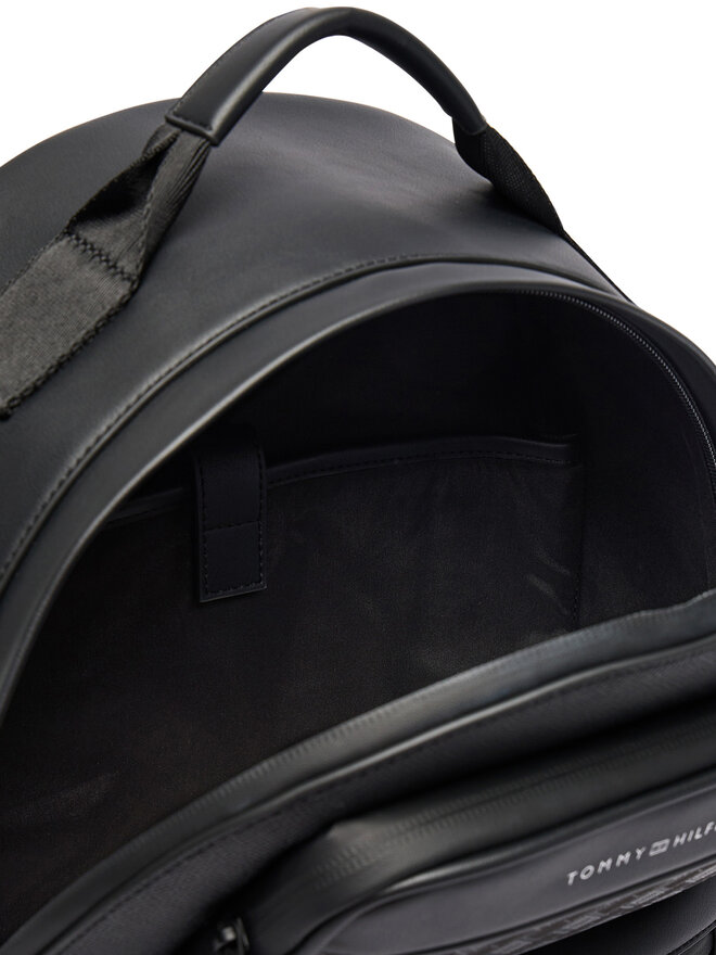 Tommy Hilfiger Rucksack Tommy Hilfiger Th Modern Monogram Backpack AM0AM14683 Schwarz