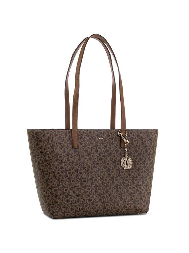 Sac a main DKNY Bryant Lg Zip Tote R74AJ014 Marron chaussures