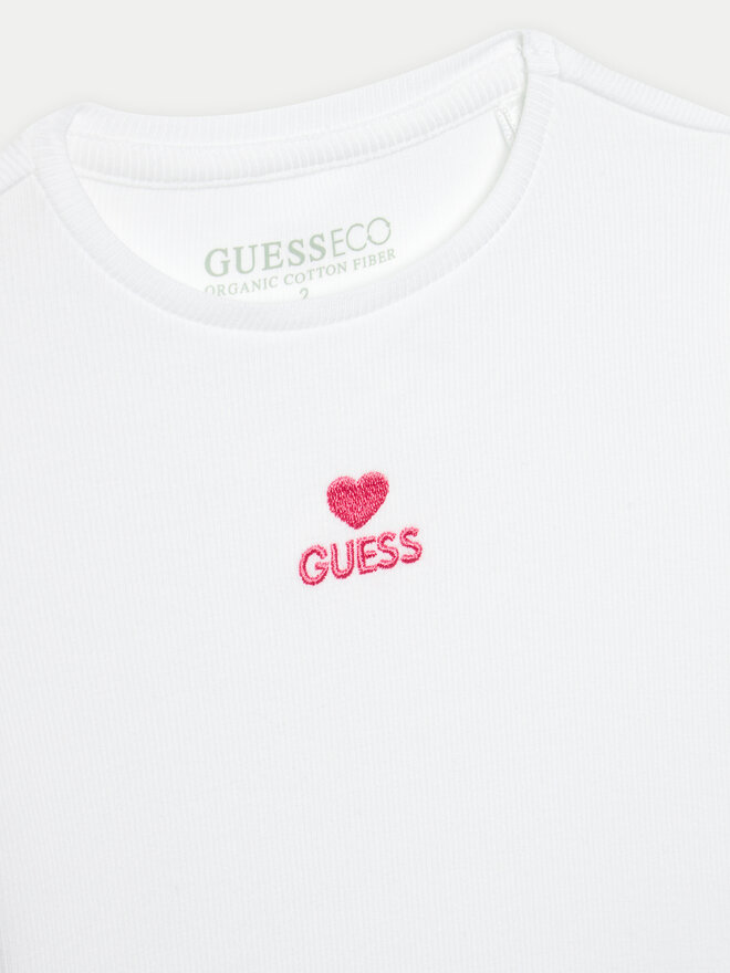 Guess Guess Marškinėliai K4YI14 KBZP4 Balta Regular Fit