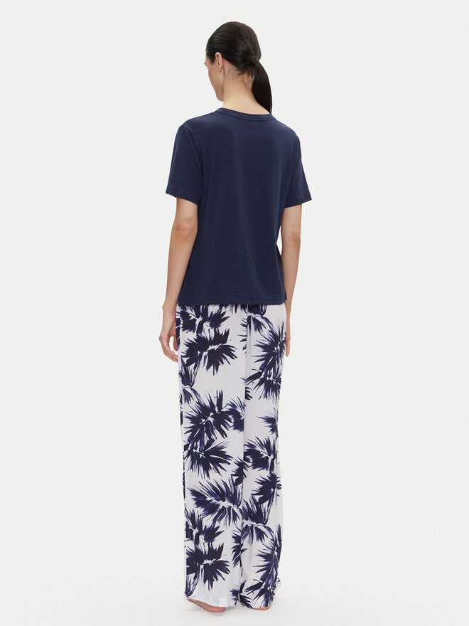 DKNY DKNY Pyjama YI70052 Dunkelblau Regular Fit