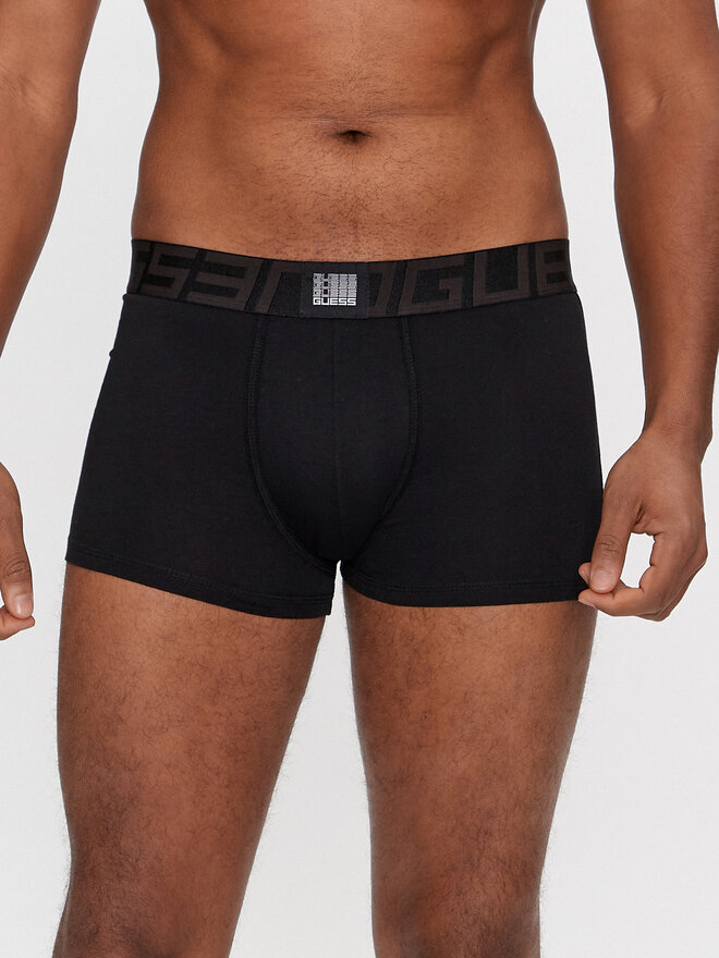 Guess Guess Pack de 3 bóxers Idol U4RG01 K6YW0 Negro
