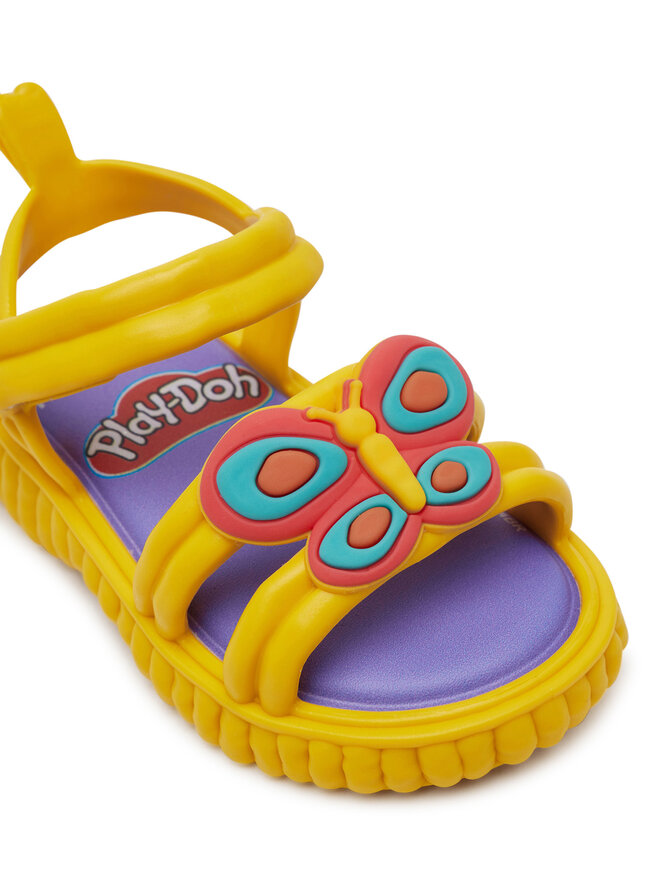 Melissa Sandały Melissa Mini Melissa Create + Play Doh Bb M 35989 Żółty