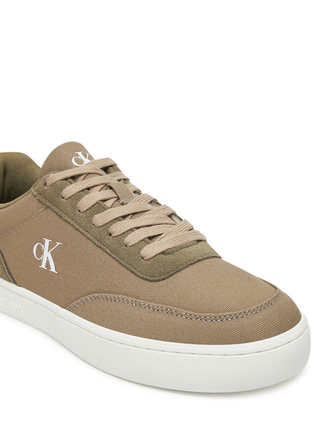 Calvin Klein Jeans Sneakersy Calvin Klein Jeans Classic Cupsole Mg Canvas YM0YM01218 Zielony