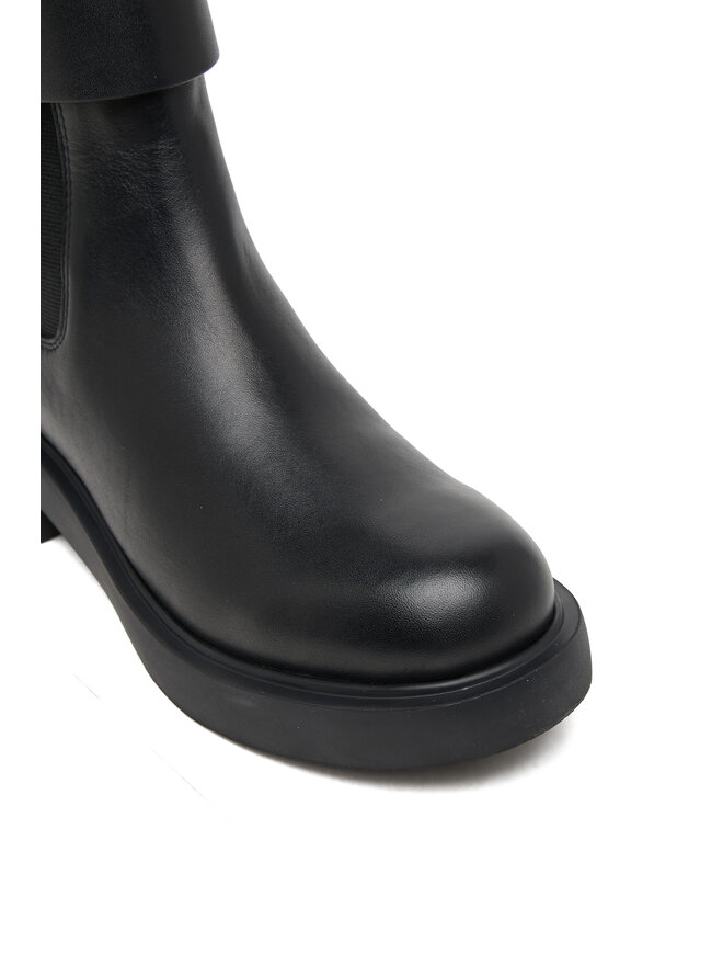 LOVE MOSCHINO Bokacsizma LOVE MOSCHINO JA24044G0NIA0000 Fekete