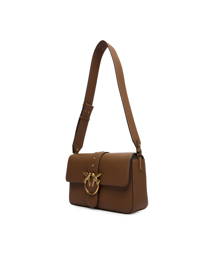 PINKO Handtasche PINKO Love One Classic Slouchy Fl PLTT 104524 A2OX Braun
