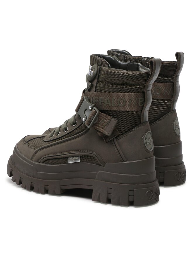 Buffalo Schnürschuhe Buffalo Aspha Com1 Laceup Mi BN1622160 Khakifarben