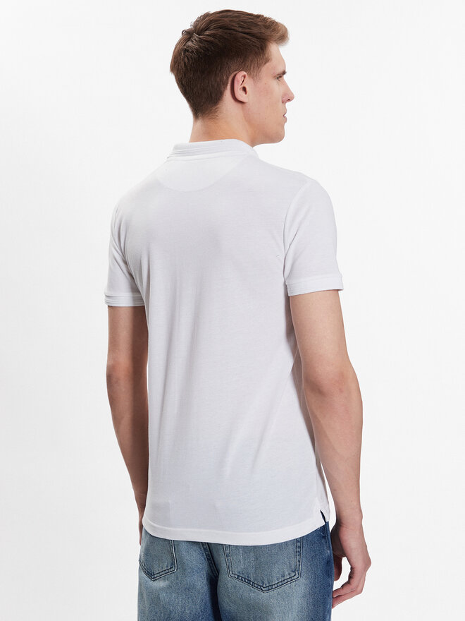 Brave Soul Brave Soul Poloshirt MPS-131KUROKIC Weiß Regular Fit