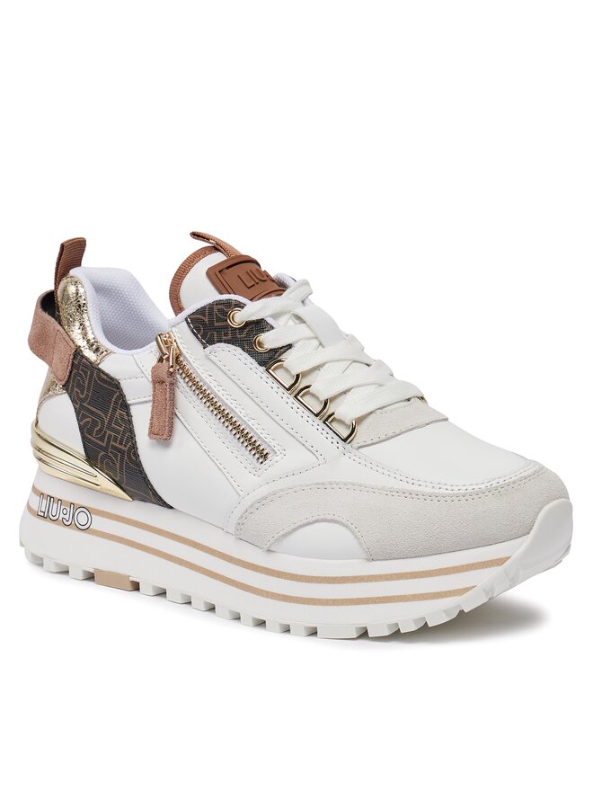 Liu Jo Sneakersy Liu Jo Maxi Wonder 72 BA4057 PX454 Biela