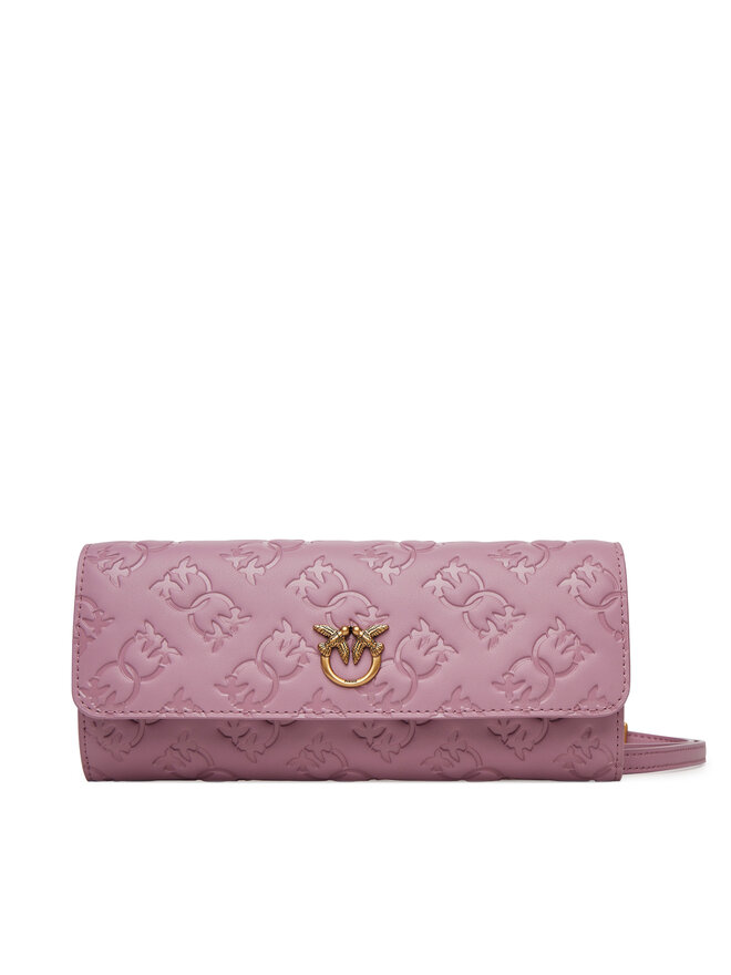 PINKO Великий жіночий гаманець PINKO Love Tiny Birds Wallet C 103765 A1YB Фіолетовий