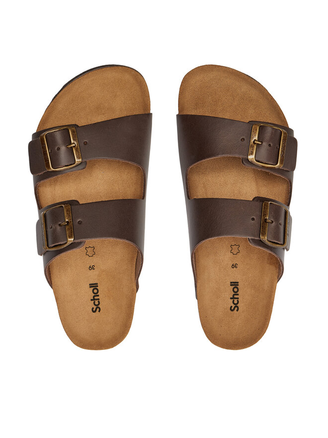 Scholl Παντόφλες Scholl Julien F30076 Καφέ