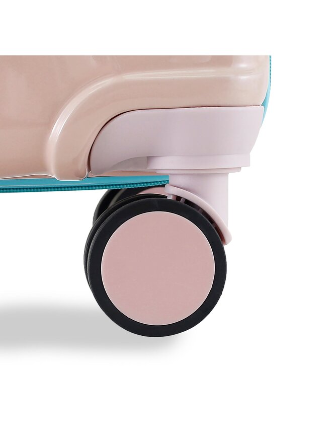 Semi Line Μεσαία Βαλίτσα Semi Line T5649-2 Μπλε