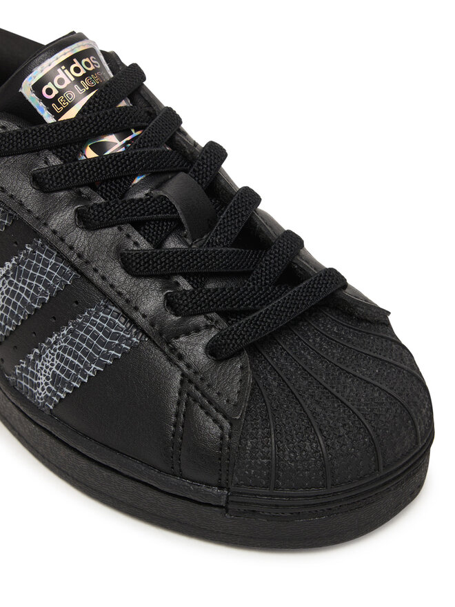 adidas Sneakers adidas Superstar Led Lights Comfort Closure Elastic Lace Shoes IH6388 Schwarz