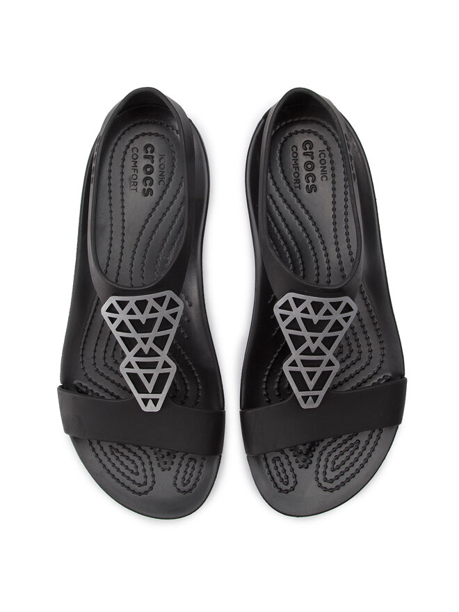 Crocs Sandalen Crocs Serena Embellish 205601 Schwarz