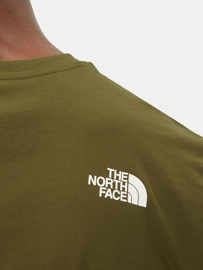 The North Face The North Face Camiseta Easy NF0A8A6C Verde Regular Fit