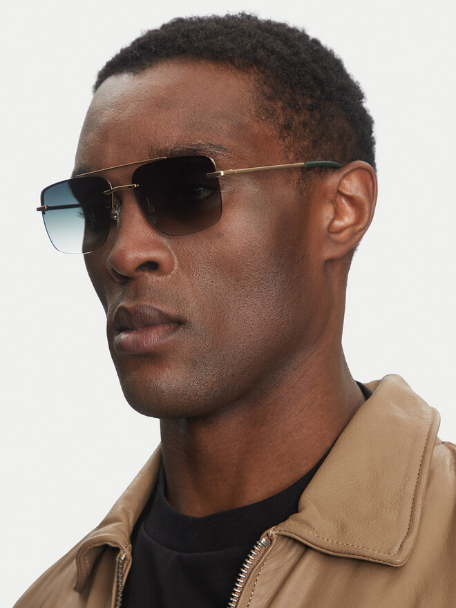 Trussardi Slnečné okuliare Trussardi TSM3025 Zelená