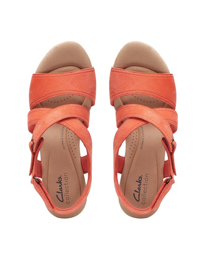 Sandalen Clarks Rose Way 26171317 Rot eschuhe