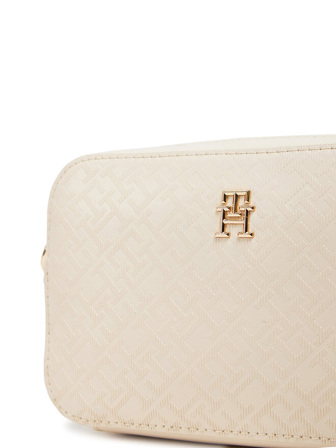 Tommy Hilfiger Kabelka Tommy Hilfiger Th Distinct Camera Bag Mono AW0AW17221 Béžová