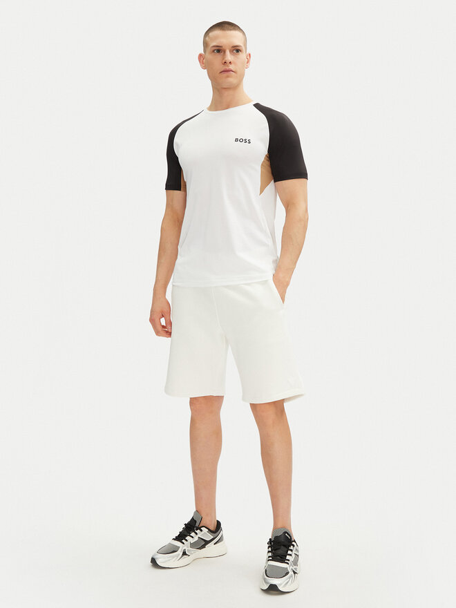 BOSS BOSS Camiseta 50539114 Blanco Slim Fit