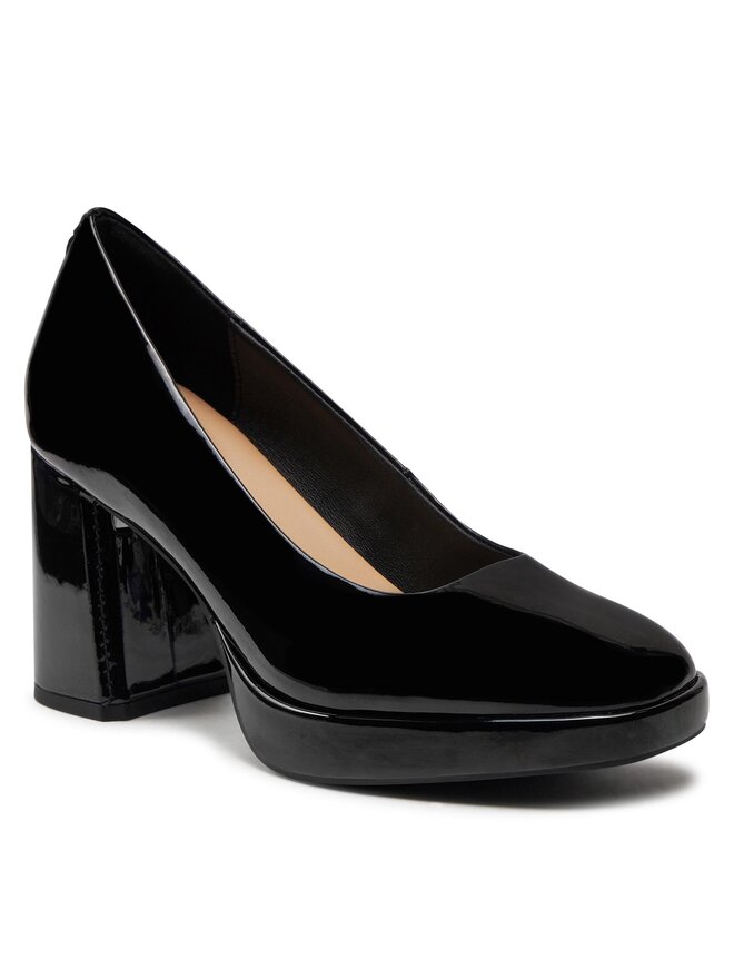 Tacones Clarks Zoya85 Court 26176364 Negro | zapatos.es