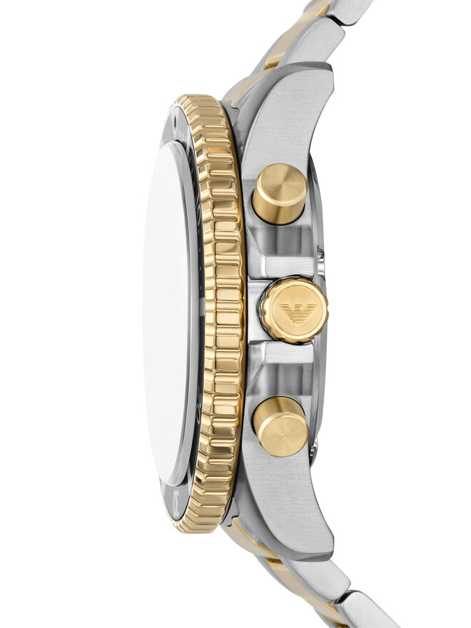 Emporio Armani Pulkstenis Emporio Armani World Explorer AR11680 Sudraba