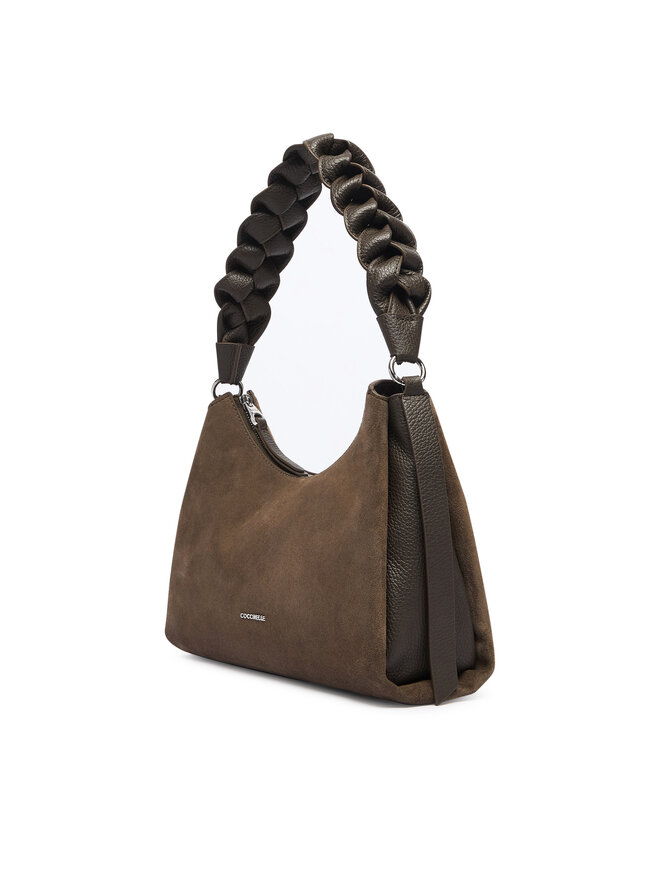Coccinelle Handtasche Coccinelle P6P Boheme Suede Bimaterial E1 P6P 13 03 01 Khakifarben