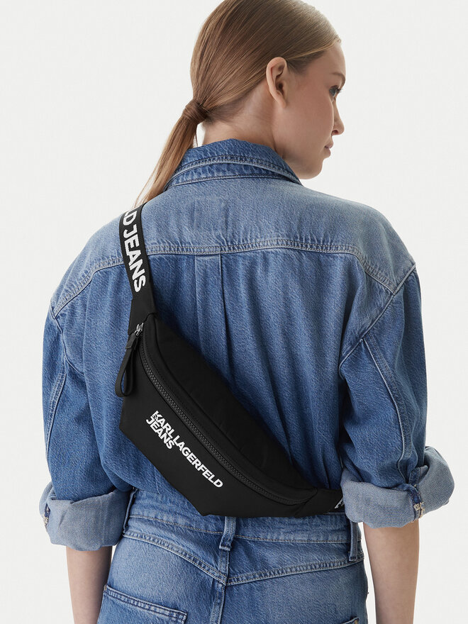 Karl Lagerfeld Jeans Gürteltasche﻿ Karl Lagerfeld Jeans B1W30248 Schwarz
