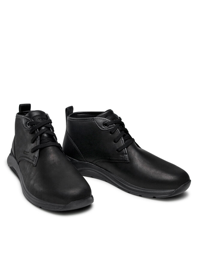 Geox Schnürschuhe Geox U Damiano G U16ANG 00043 C9999 Schwarz