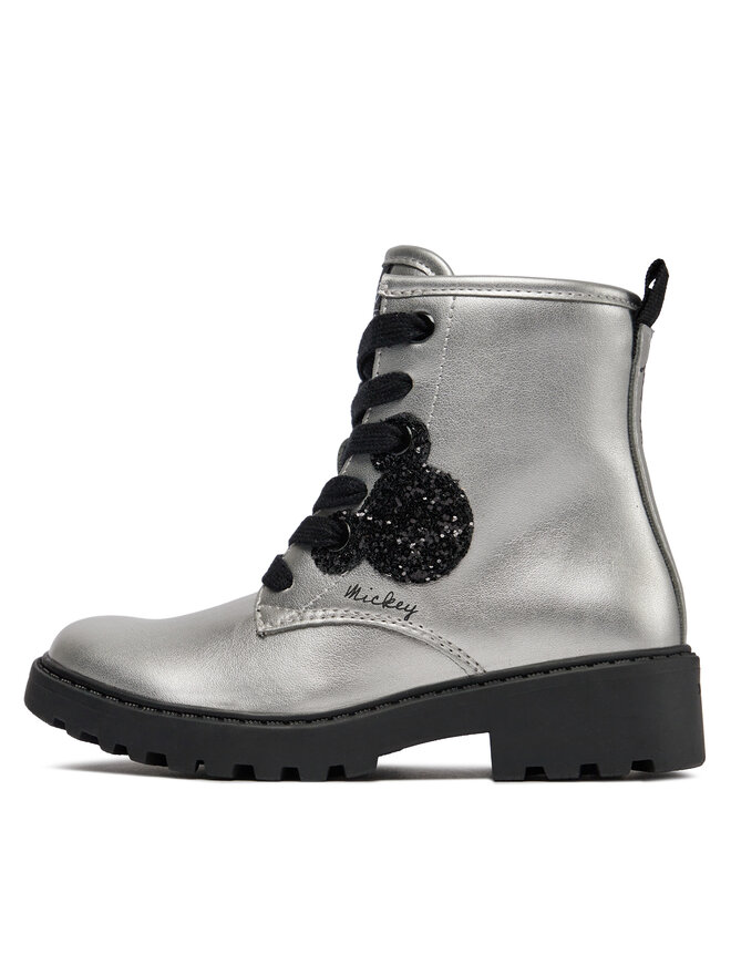 Geox Pohodni čevlji Geox Jr Casey J3620G 000NF C1009 M Srebrna