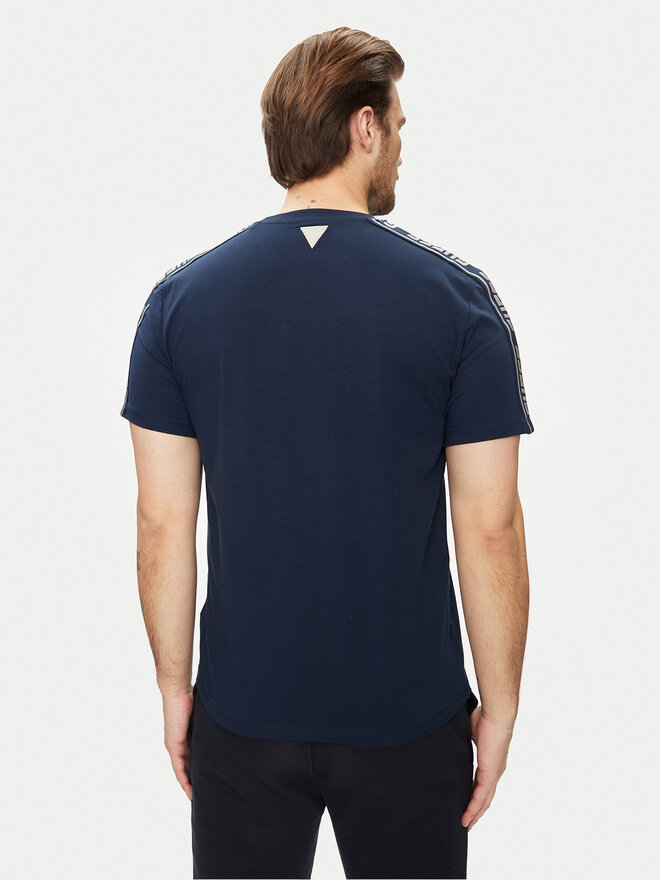 Guess Guess Marškinėliai Arlo Z4GI18 J1314 Mėlyna Regular Fit