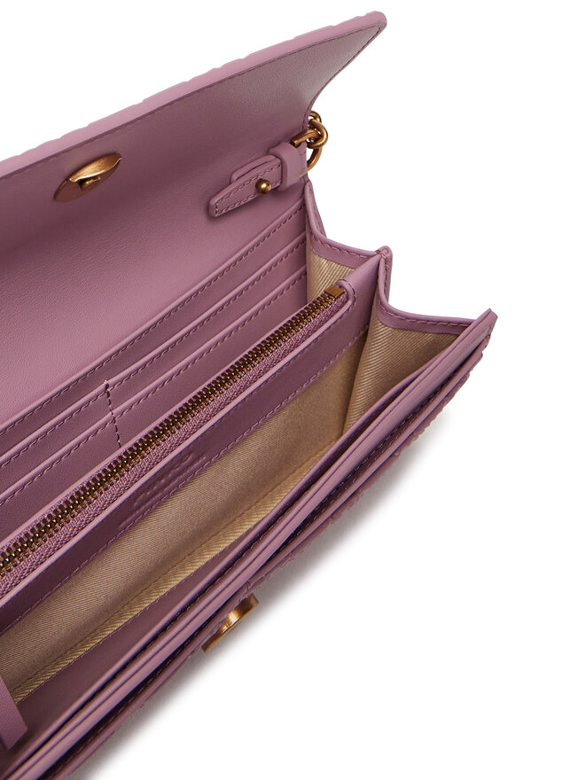 PINKO Великий жіночий гаманець PINKO Love Tiny Birds Wallet C 103765 A1YB Фіолетовий