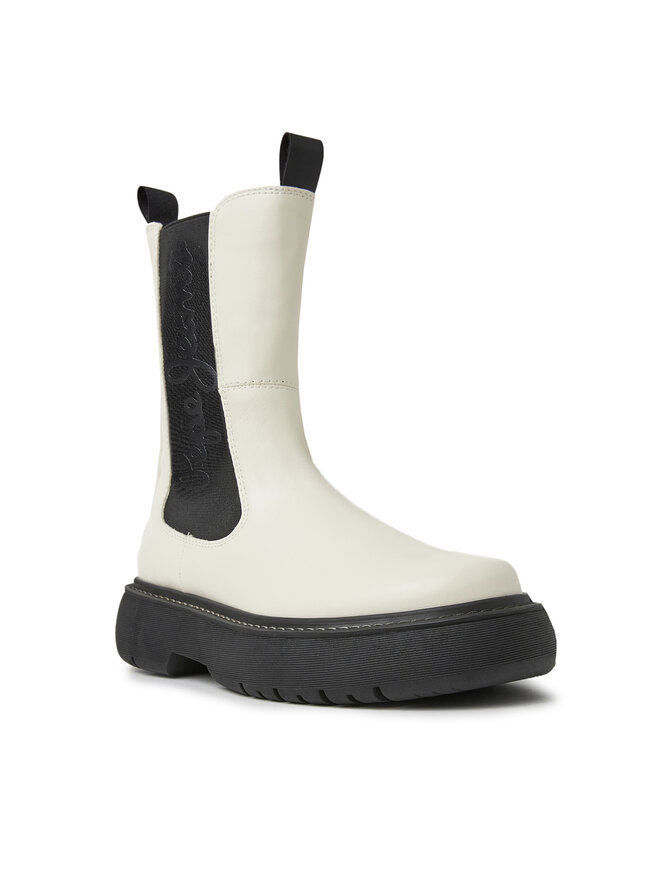 Pepe Jeans Botines Chelsea Pepe Jeans PLS50504 Écru