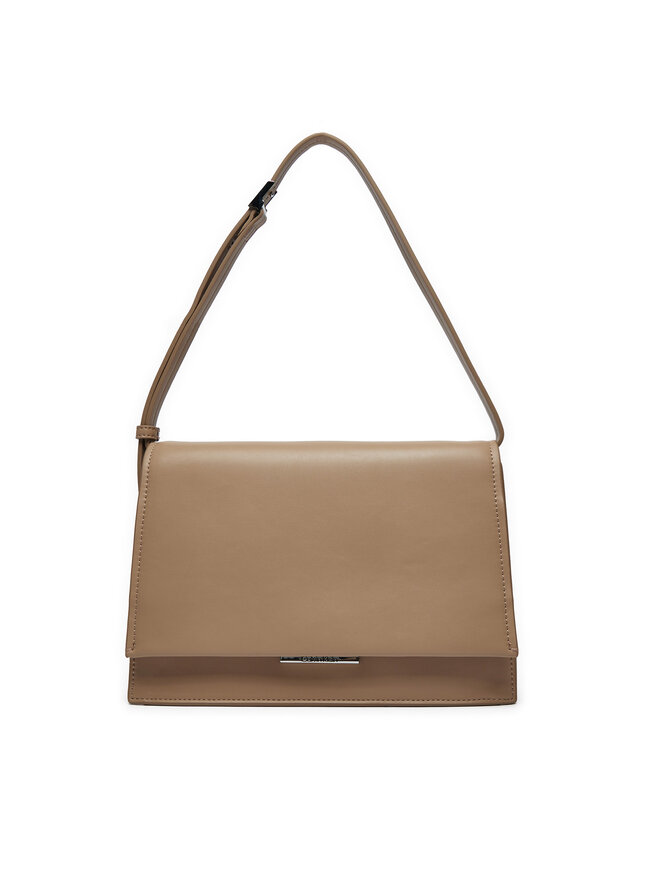 Handtasche Calvin Klein Ck Linear Shoulder Bag K60K612158 Braun 