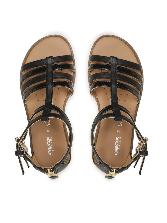 Geox Szandál Geox J Sandal Karly Girl J7235D05402C9999 S Fekete