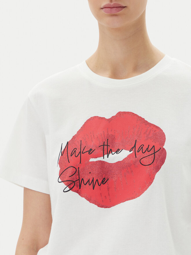 JDY JDY T-Shirt Daisy 15348400 Weiß Regular Fit