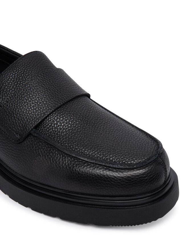 Calvin Klein Slipper Calvin Klein Combat Ess Loafer Lth HM0HM02337 Schwarz