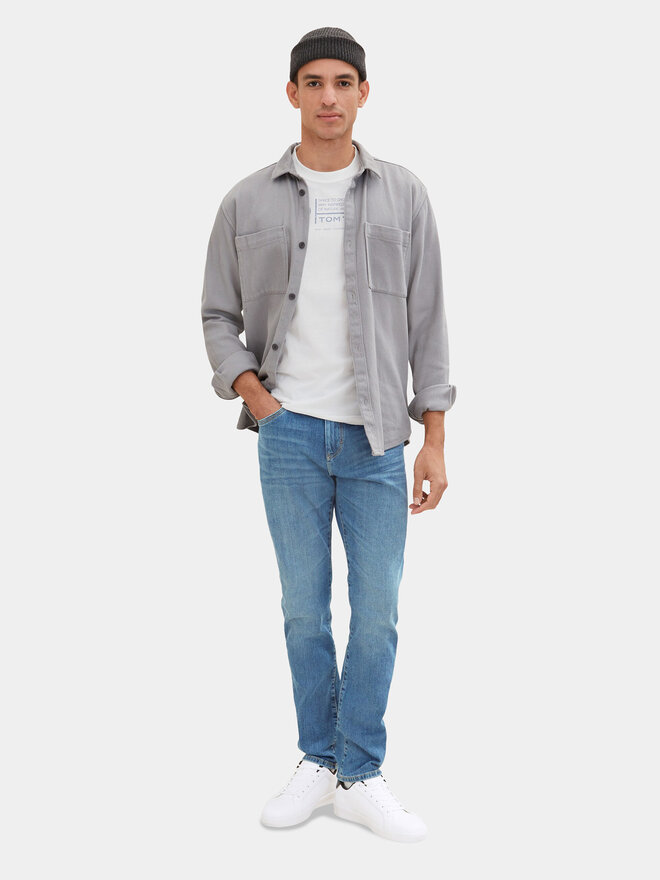 Tom Tailor Tom Tailor Marškinėliai 1035611 Balta Regular Fit