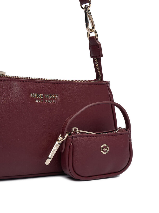 Nine West Handtasche Nine West CEO-VELVET CHARM-LA374-4788 Dunkelrot