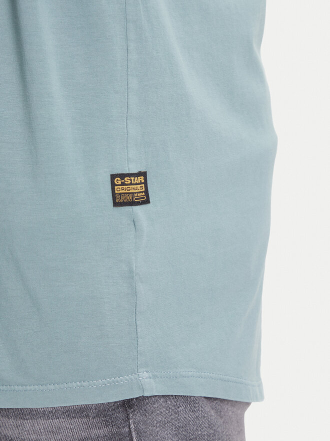 G-Star Raw G-Star Raw Marškinėliai Lash D16396-2653 Mėlyna Regular Fit