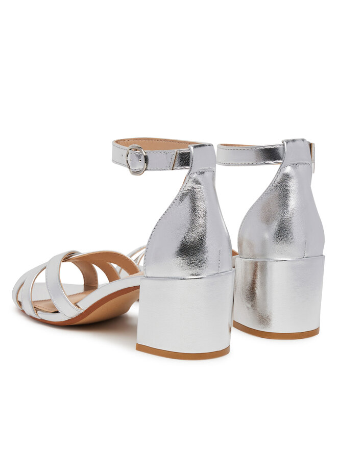 JENNY Sandały JENNY S4SH1725 Srebrny