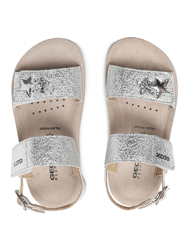 Geox Sandalen Geox J S.Costarei G. A J15EAA 000BN C1007 M Silberfarben