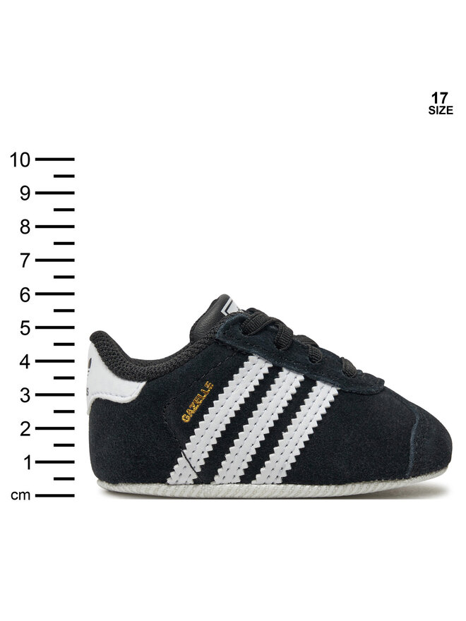 adidas Sneakersy adidas Gazelle Crib JI2046 Čierna