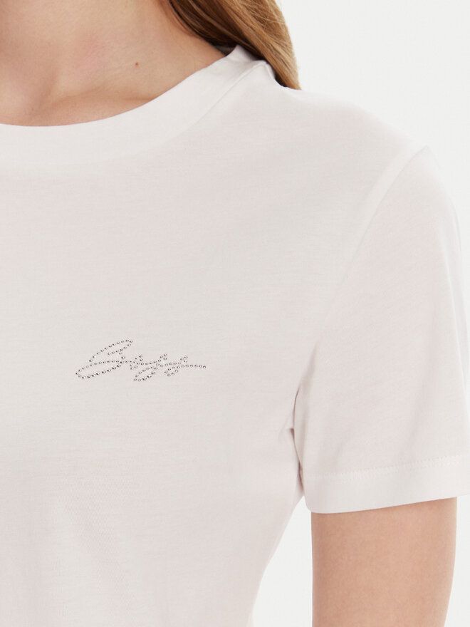 BOSS BOSS Camiseta 50549184 Blanco Regular Fit