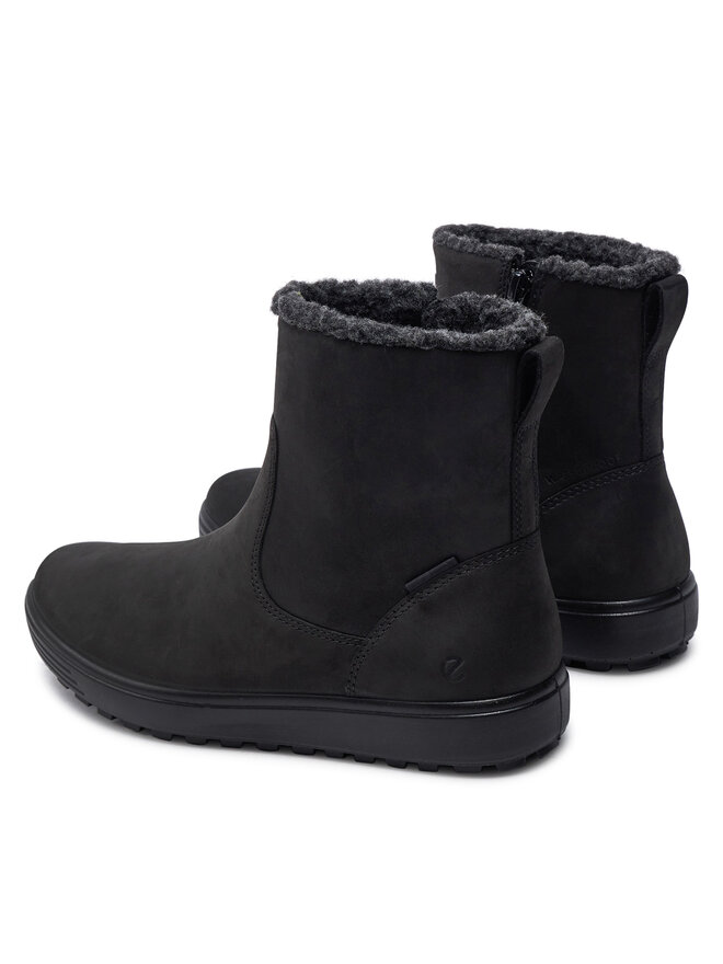 ECCO Polokozačky ECCO Soft 7 Tred W 45075302001 Černá
