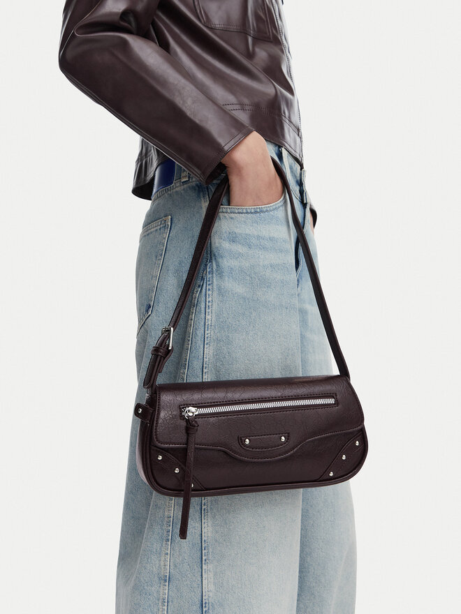 JENNY Handtasche JENNY CEO-JNY-M-018-10 Dunkelbraun