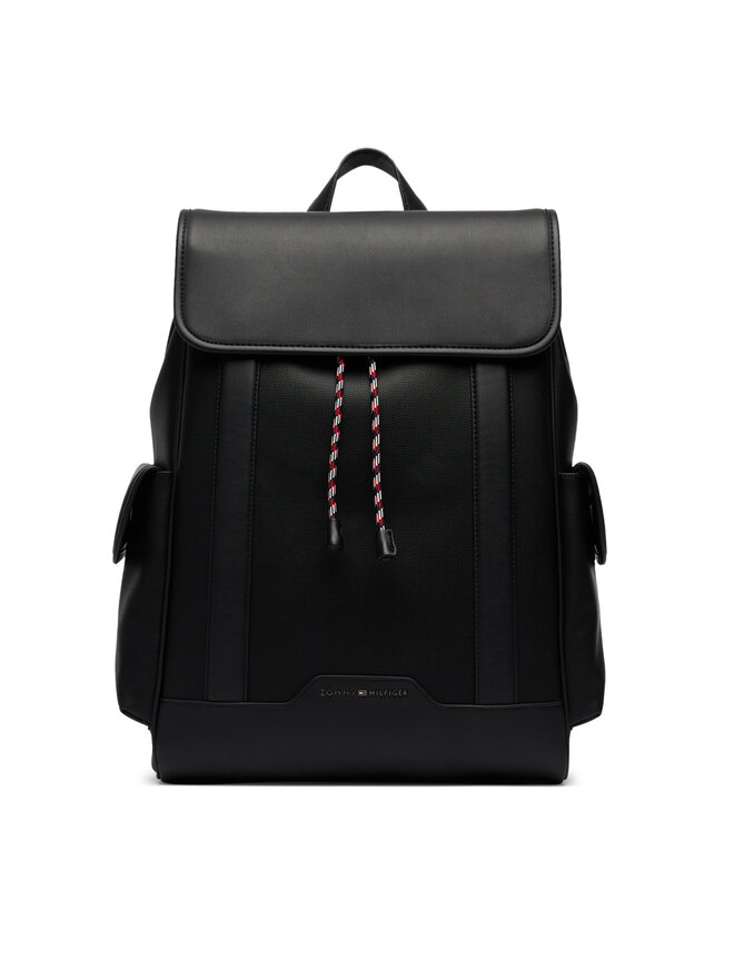 Tommy Hilfiger Rucksack Tommy Hilfiger Th Texture Backpack AM0AM14678 Schwarz
