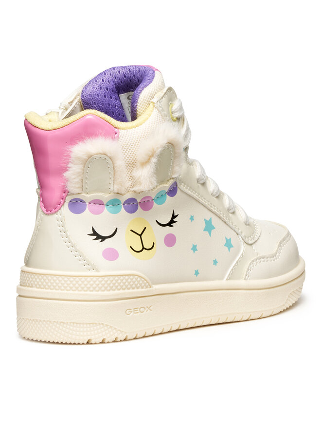 Geox Sneakersy Geox J Washiba J56HXE 0BCKN C1M0G D Bílá
