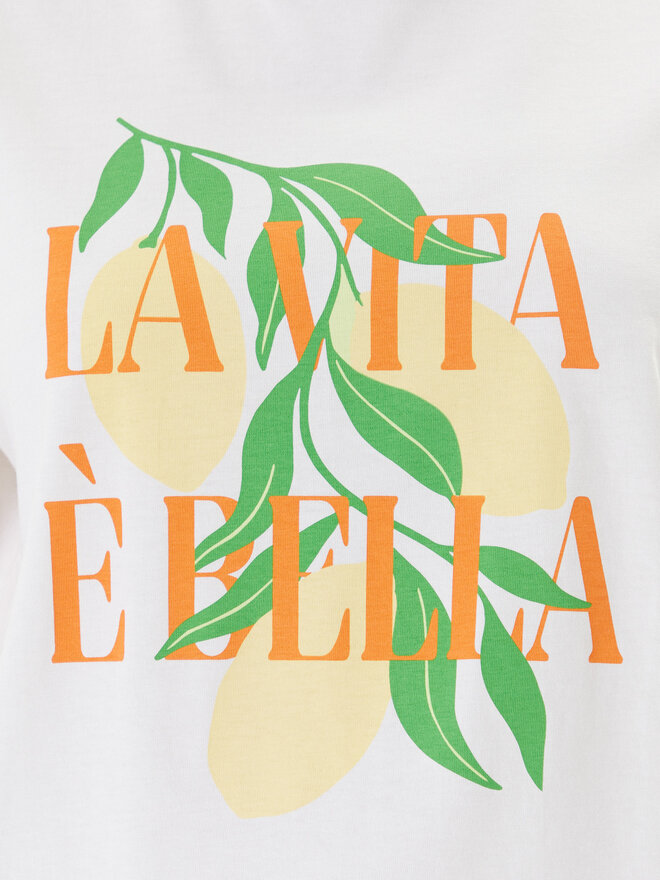 Vero Moda Vero Moda Póló Sonna 10327143 Fehér Regular Fit