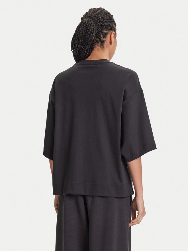adidas adidas Camiseta ALL SZN Soft Lux JM3800 Negro Loose Fit