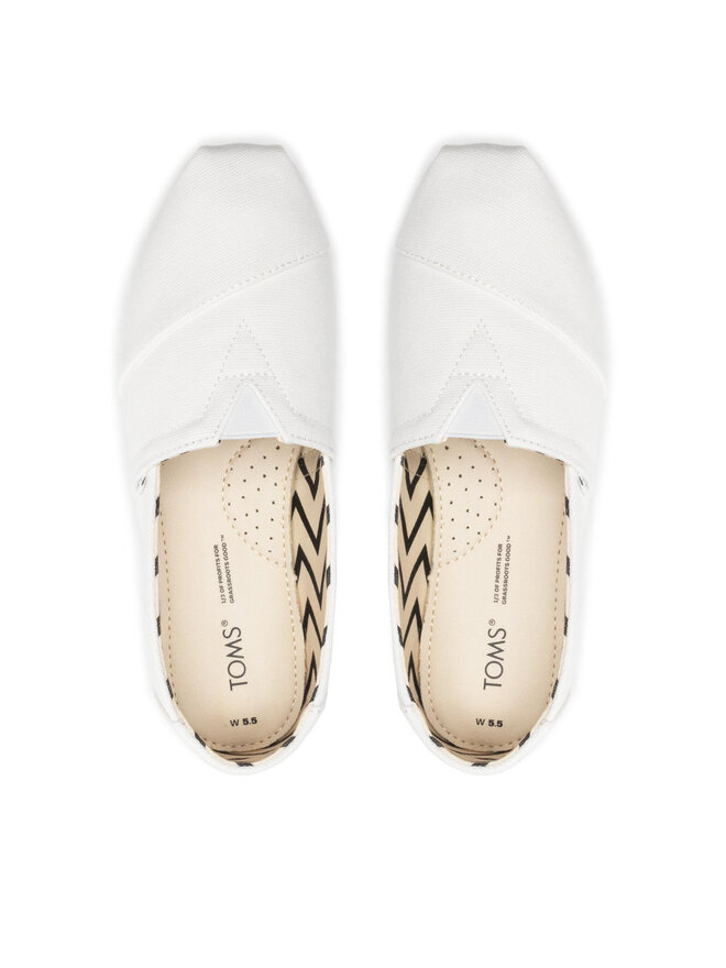 Toms Tenisky Toms Alpargata 10017739 Biela