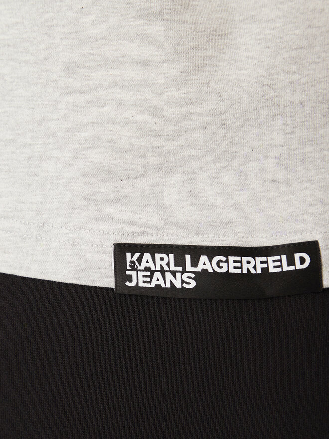 Karl Lagerfeld Jeans Karl Lagerfeld Jeans Trikó A2M17053 Szürke Relaxed Fit